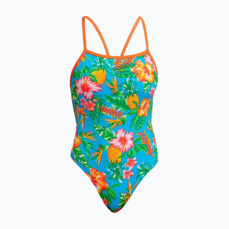 Women's one-piece swimsuit Funkita Strength One Piece blue hawaii