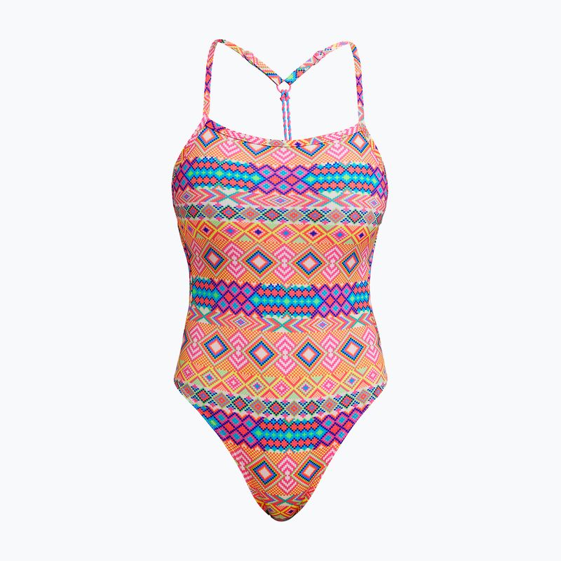 Funkita Twisted One Piece women's swimsuit devil in detail