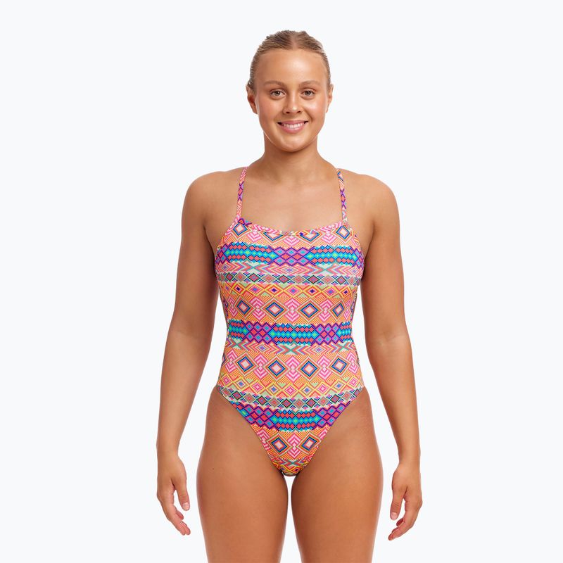 Funkita Twisted One Piece women's swimsuit devil in detail 2