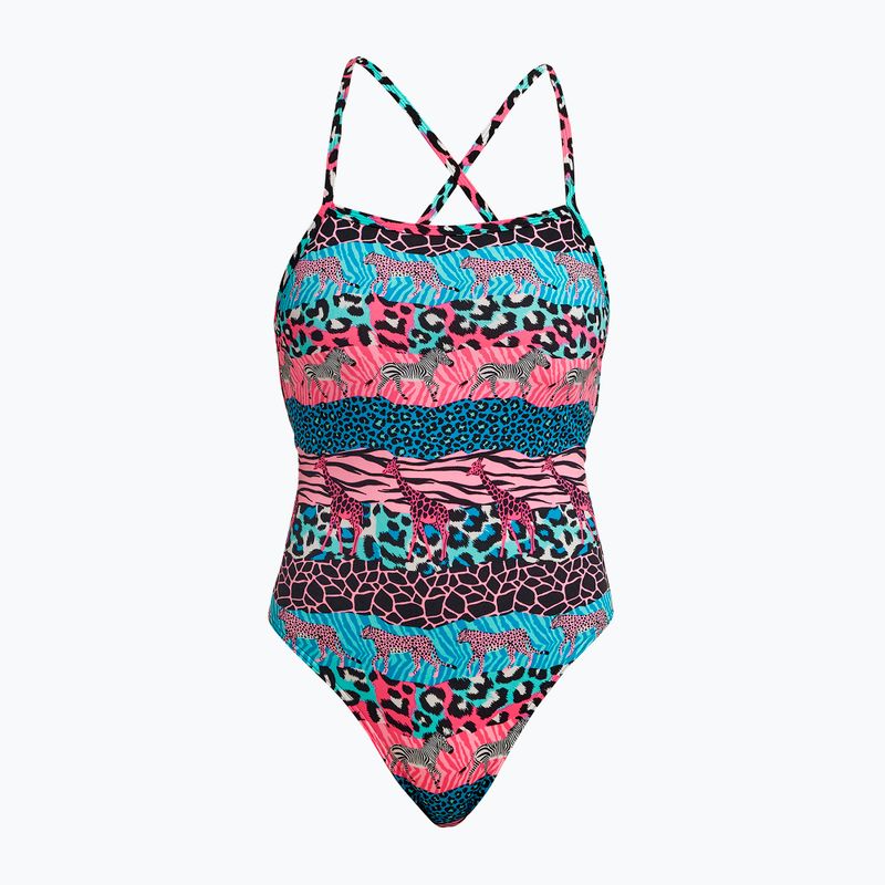 Funkita women's one-piece swimsuit Strapped In One Piece wild things