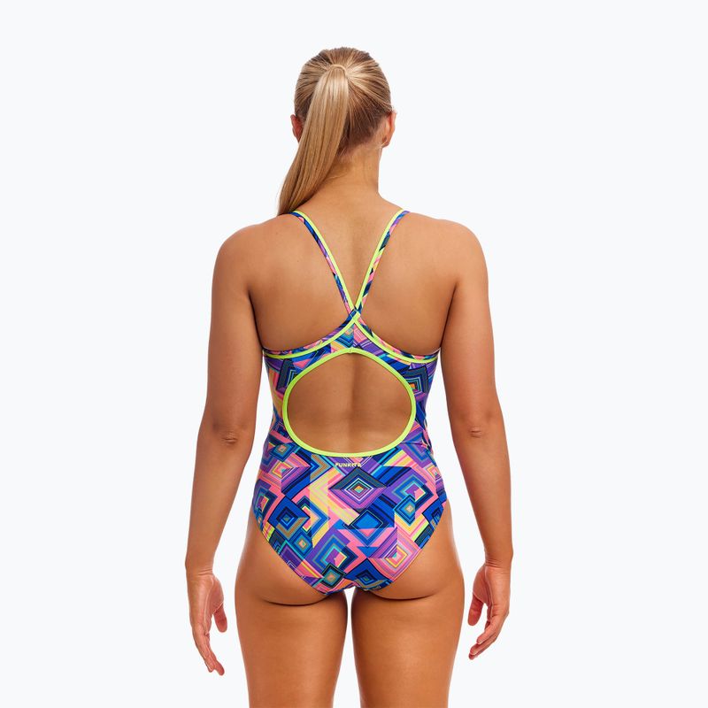 Women's one-piece swimsuit Funkita Diamond Back One Piece be square 3