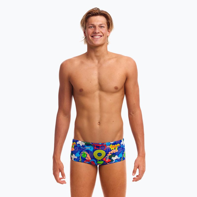 Men's swimming boxers Funky Trunks Sidewinder Trunks blues baby 2