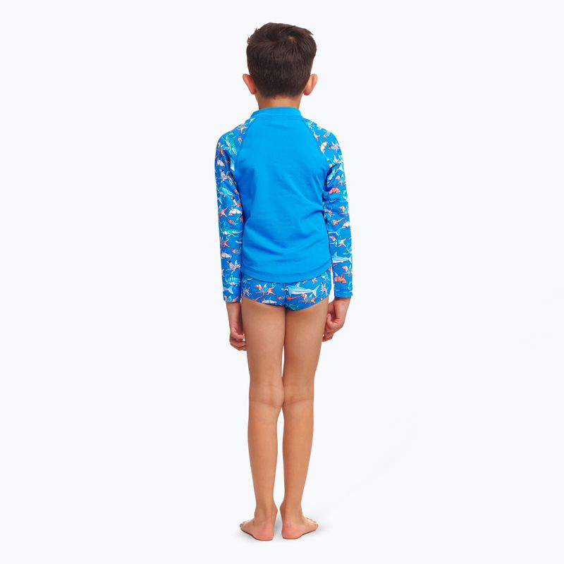 Children's Funky Trunks Zippy Rash Vest fin swimming longsleeve 3