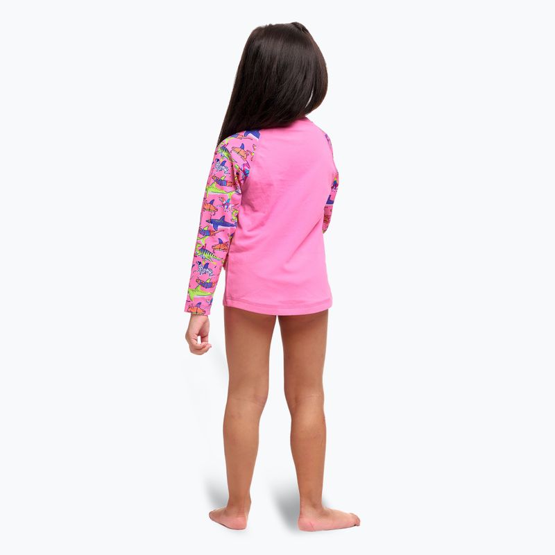 Longsleeve + child swimming briefs Funkita Zippy Rashie & Brief learner lane 3