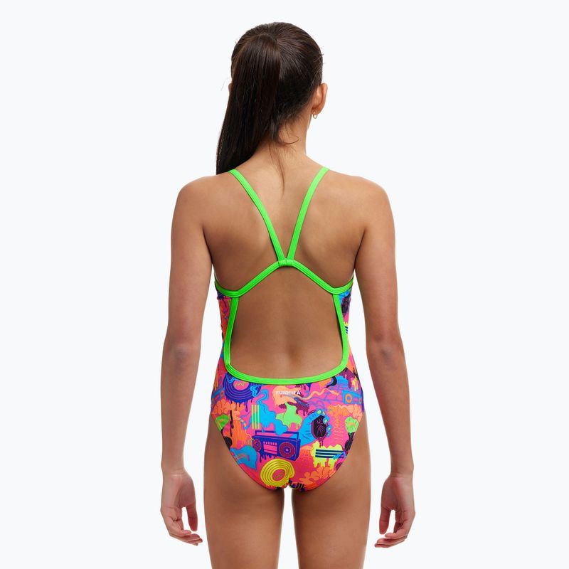 Funkita Single Strap One Piece children's swimsuit lotsa pop 3