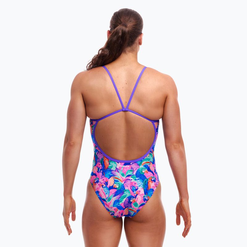 Women's Funkita Single Strap Swimsuit One Piece birds gone wild 3