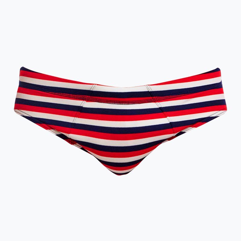 Men's swimming briefs Funky Trunks Seamed Briefs riviera