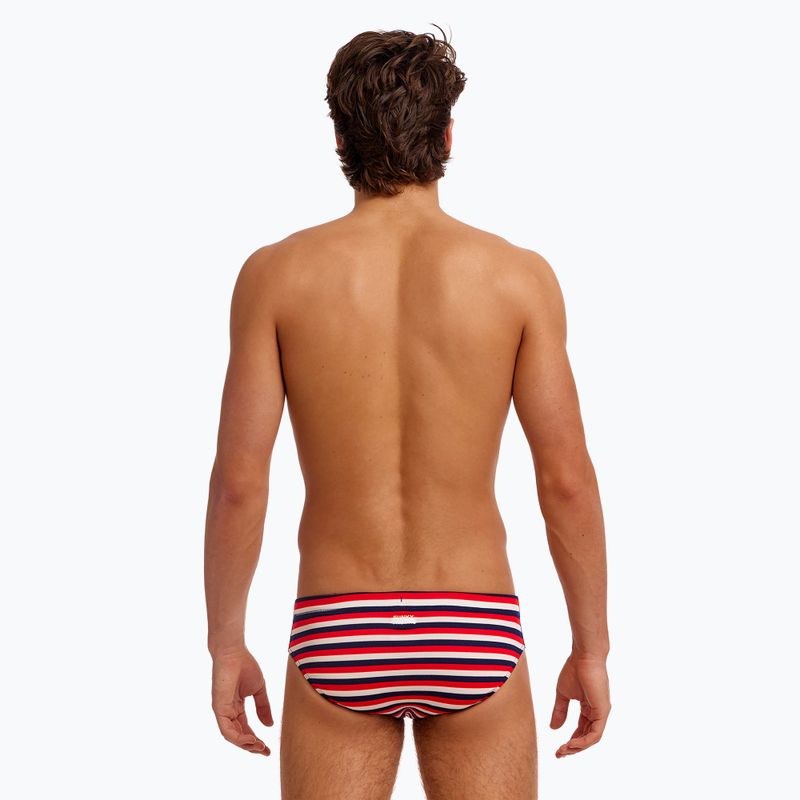 Men's swimming briefs Funky Trunks Seamed Briefs riviera 3