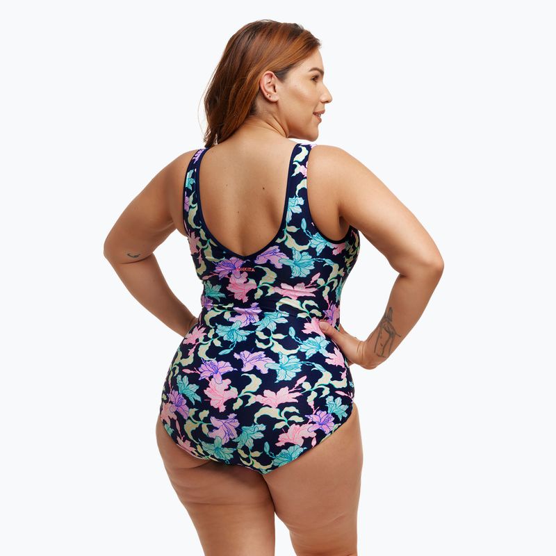 Women's one-piece swimsuit Funkita Zip Front One Piece fast flow 5