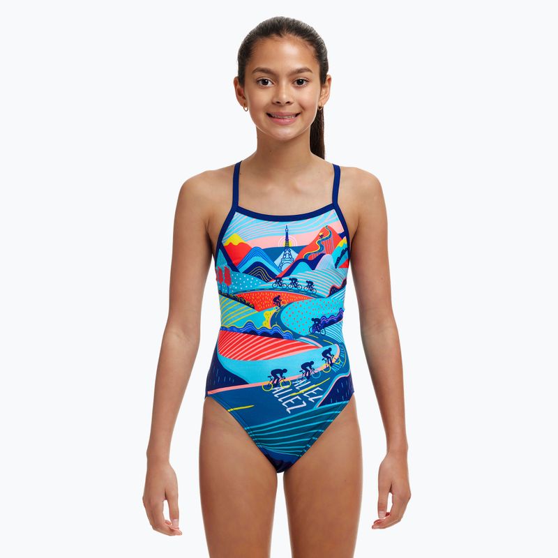 Funkita Single Strap One Piece Children's Swimsuit vive la funky 2