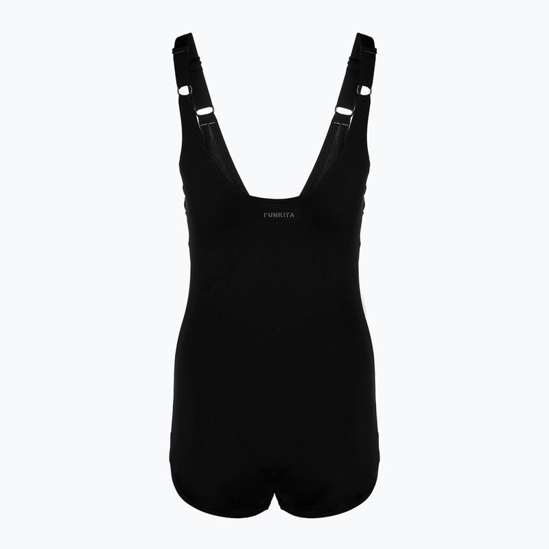 Funkita Scoop Neck One Piece Women's Swimsuit Still Black 2