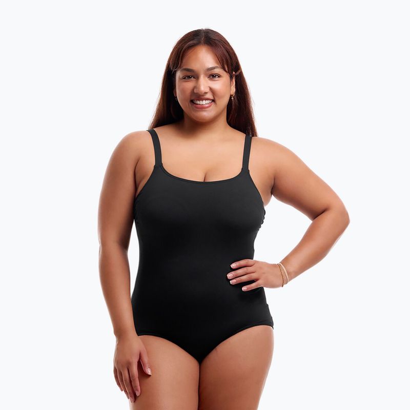Funkita Scoop Neck One Piece Women's Swimsuit Still Black 4