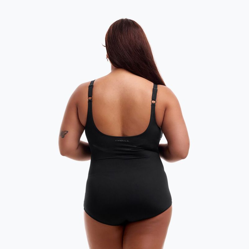 Funkita Scoop Neck One Piece Women's Swimsuit Still Black 5