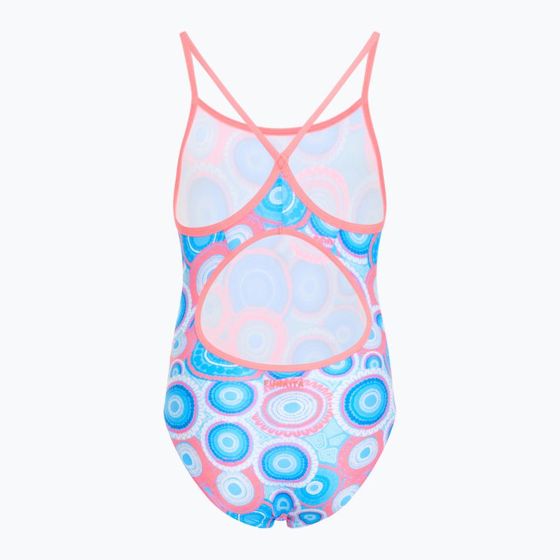 Funkita Diamond Back One Piece children's swimsuit bundjalung blue 2