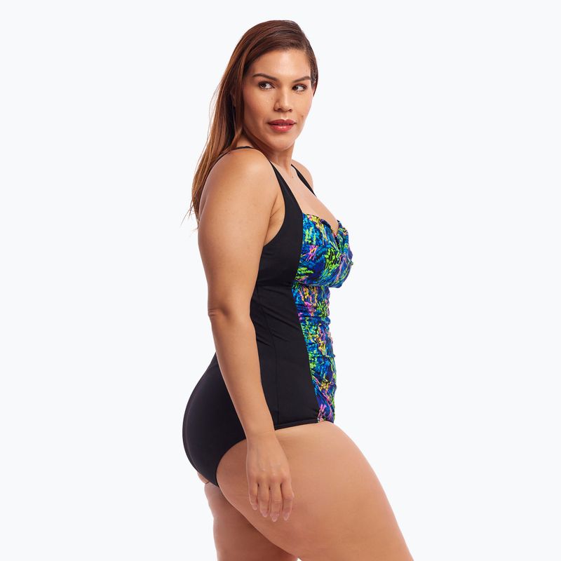 Funkita Ruched One Piece women's swimsuit midnight meadow 5