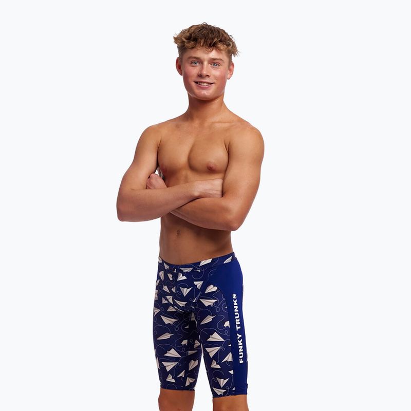 Children's swimming jammers Funky Trunks Training paper plain