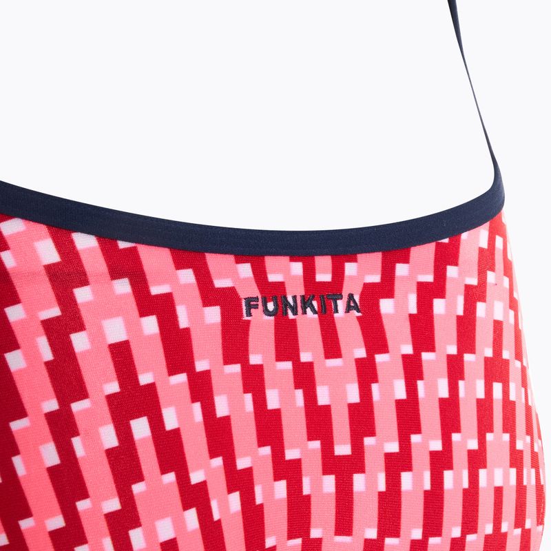 Funkita Tie Me Tight One Piece Women's Swimsuit Red 3