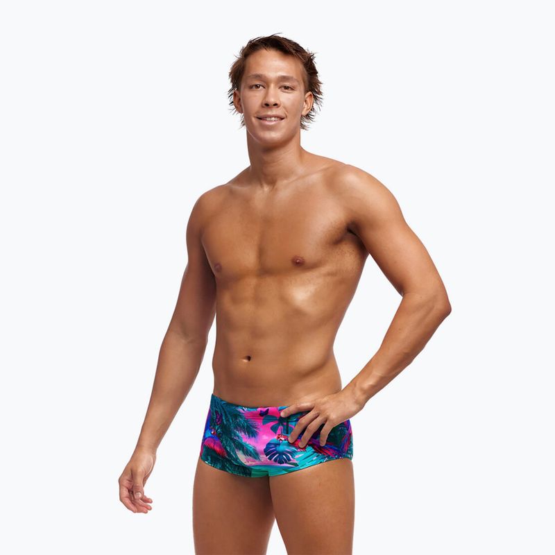 Men's swimming boxers Funky Trunks Sidewinder Trunks the beach