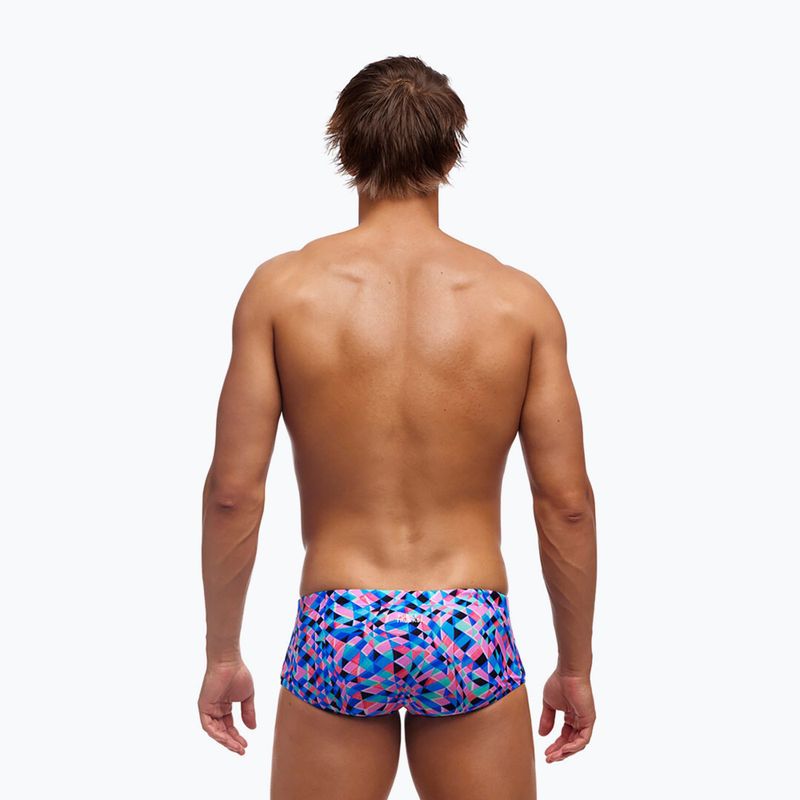 Men's swimming boxers Funky Trunks Sidewinder Trunks warp tour 2