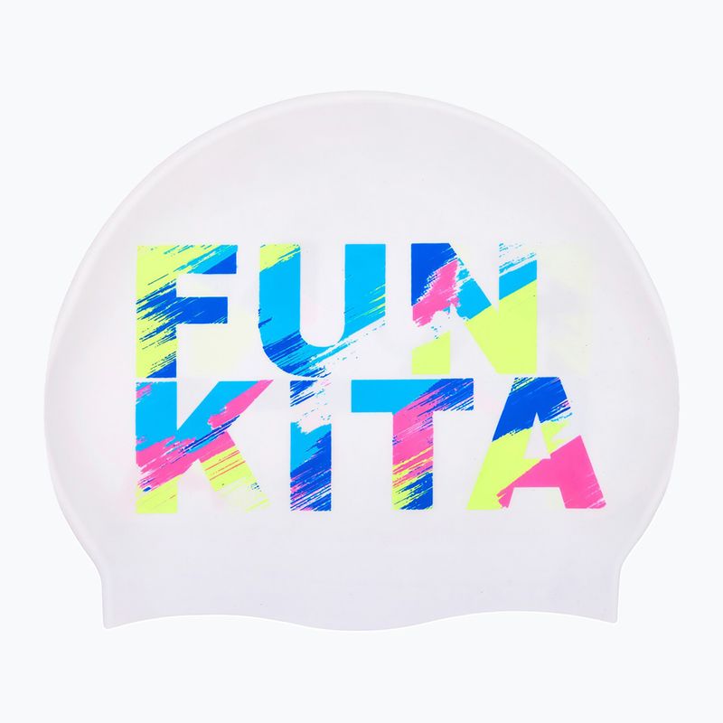 Funkita swimming cap Silicone streaky strokes