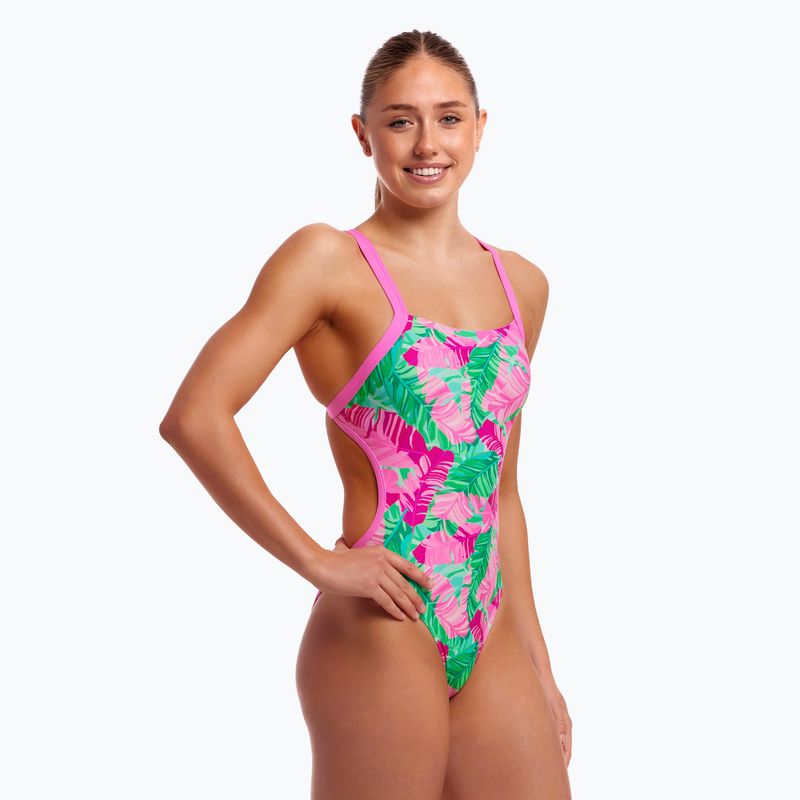 Women's one-piece swimsuit Funkita Brace Free One Piece Tropic Palm 2