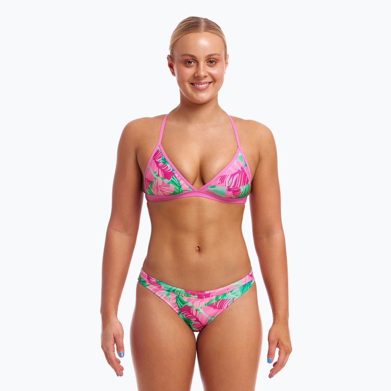 Funkita Tri Top tropical palm swimsuit top 2