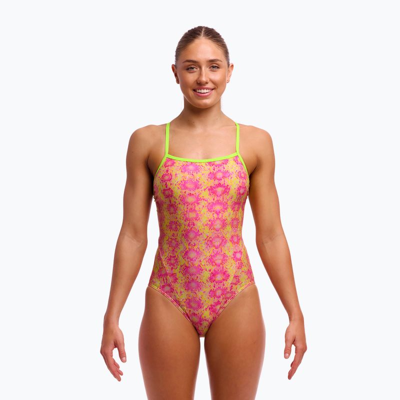 Women's swimsuit Funkita Single Strap One Piece poison pink 2
