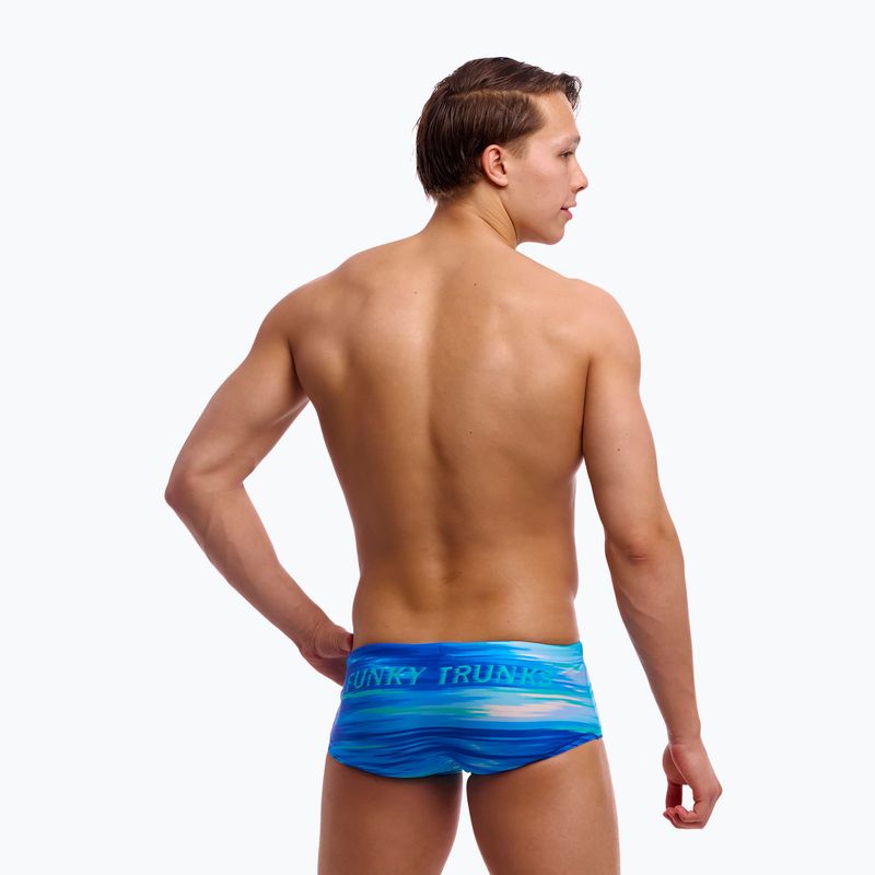 Men's Funky Trunks Sidewinder swimming boxers sea breeze 3