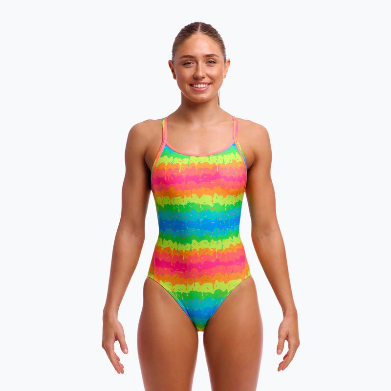 Women's one-piece swimsuit Funkita Diamond Back One Piece melting mayhem