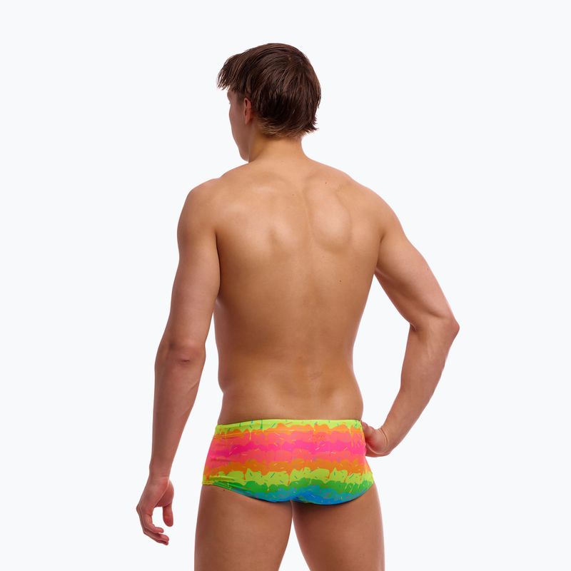 Men's swimming boxers Funky Trunks Sidewinder Trunks melting mayhem 3