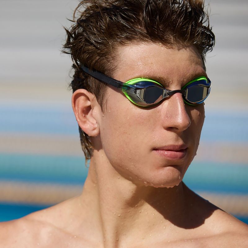 Swim goggles Funky XT Machine Mirror green team 2