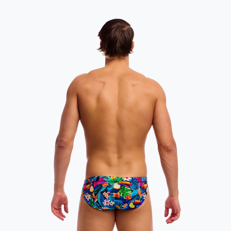 Men's swim briefs Funky Trunks Seamed Briefs birdie wordie 3