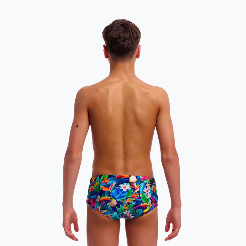 Children's swim boxers Funky Trunks Sidewinder Trunks birdie wordie 3