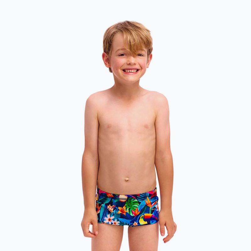 Children's swim boxers Funky Trunks Printed Trunks birdie wordie 2