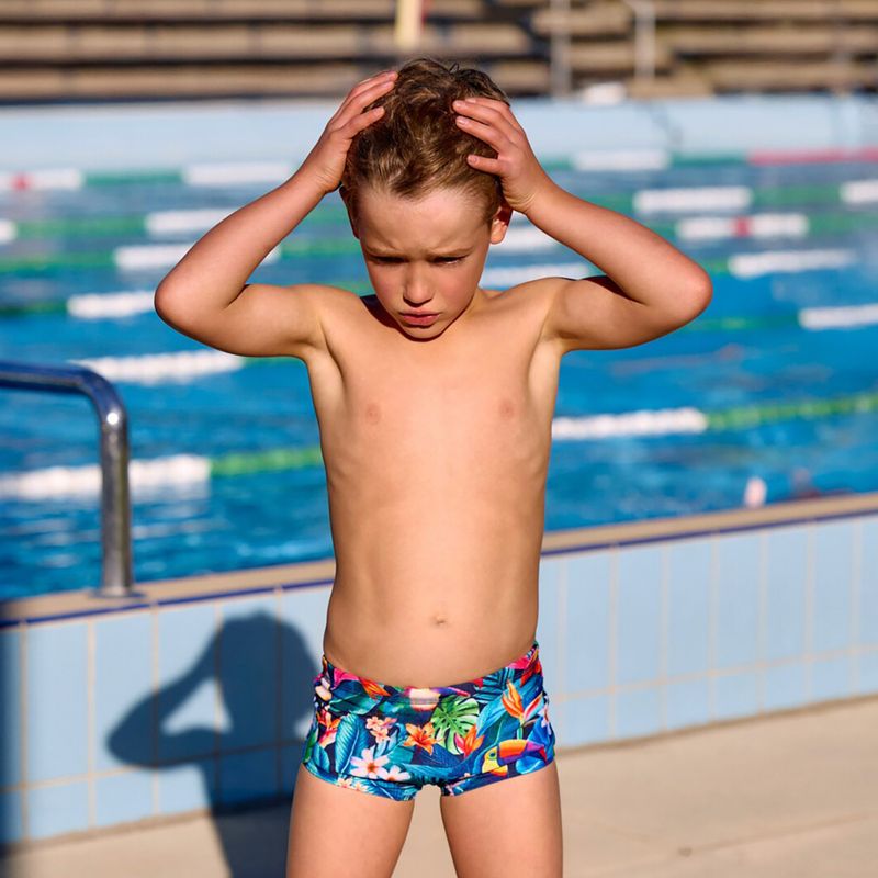 Children's swim boxers Funky Trunks Printed Trunks birdie wordie 5