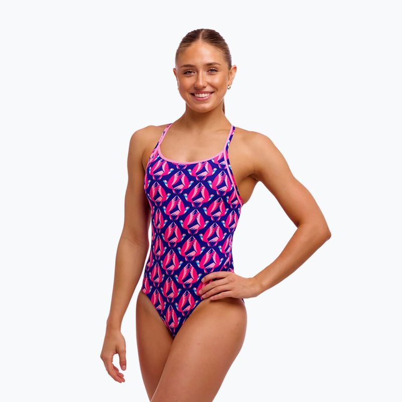 Women's one-piece swimsuit Funkita Diamond Back One Piece ho hum 2