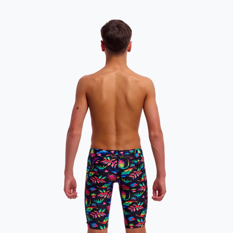 Kids' swim jammers Funky Trunks Training Jammers lost leaf 3