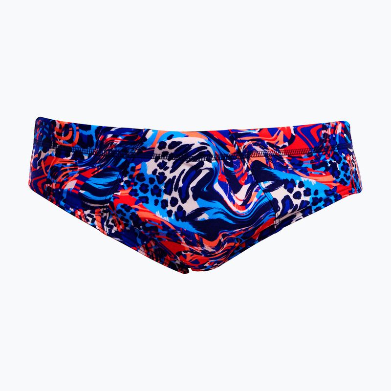 Men's swim briefs Funky Trunks Seamed Briefs mad cat