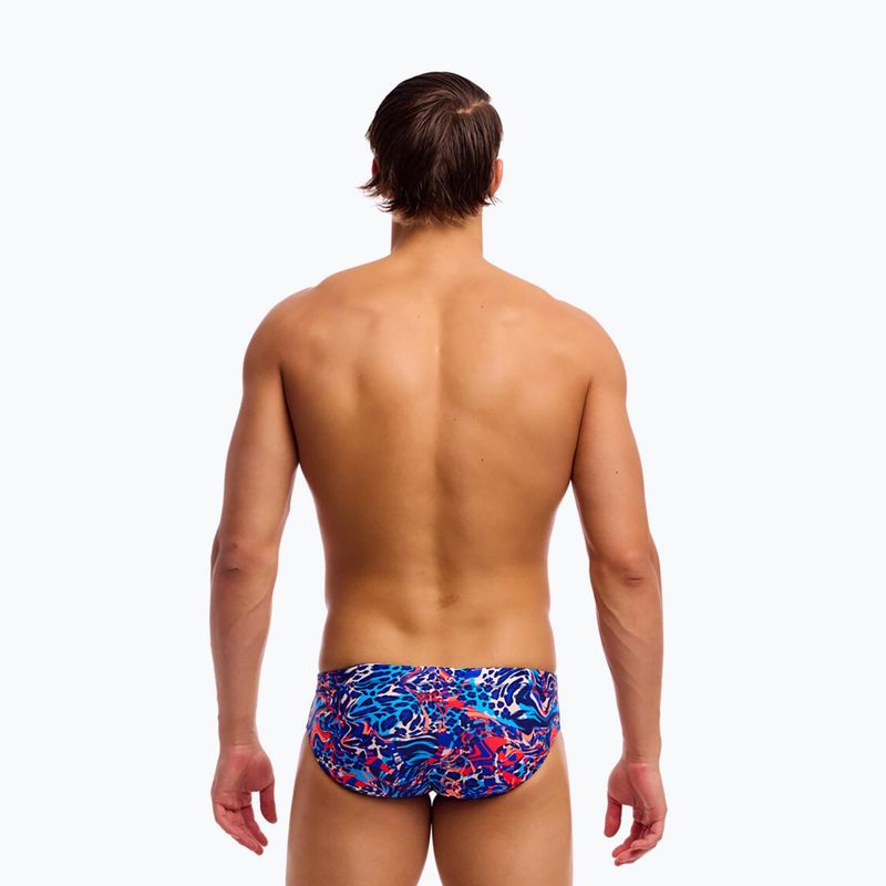 Men's swim briefs Funky Trunks Seamed Briefs mad cat 3