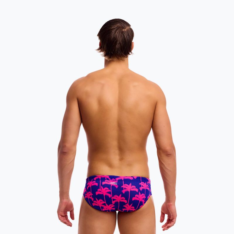 Men's swim briefs Funky Trunks Classic Brief pinky palms 3
