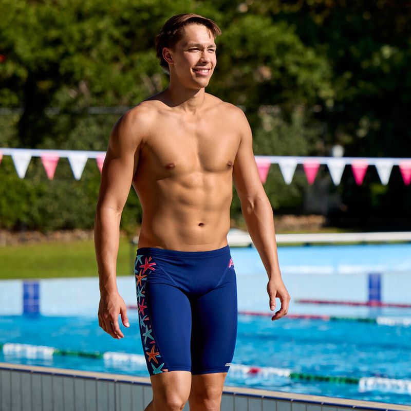Men's swim jammers Funky Trunks Training Jammers starry night 4