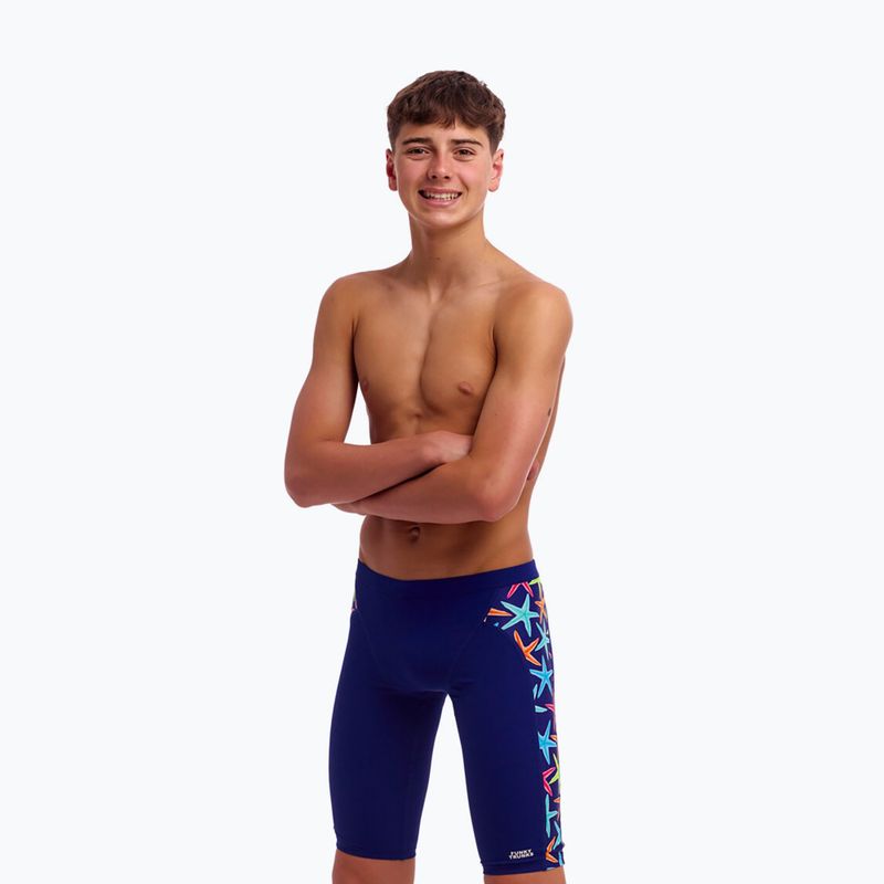 Kids' swim jammers Funky Trunks Training Jammers Starry Night 2