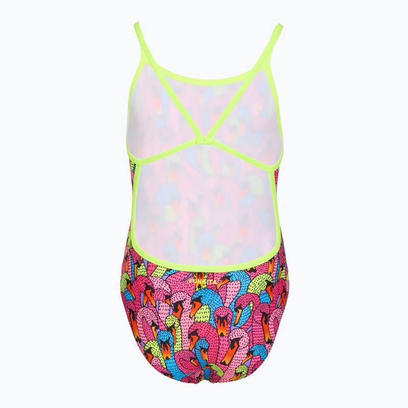 Children's one-piece swimsuit Funkita Single Strap One Piece swan city 2