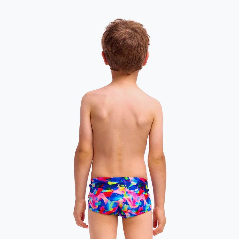 Kids' swimming trunks Funky Trunks Printed Trunks wet wave 3