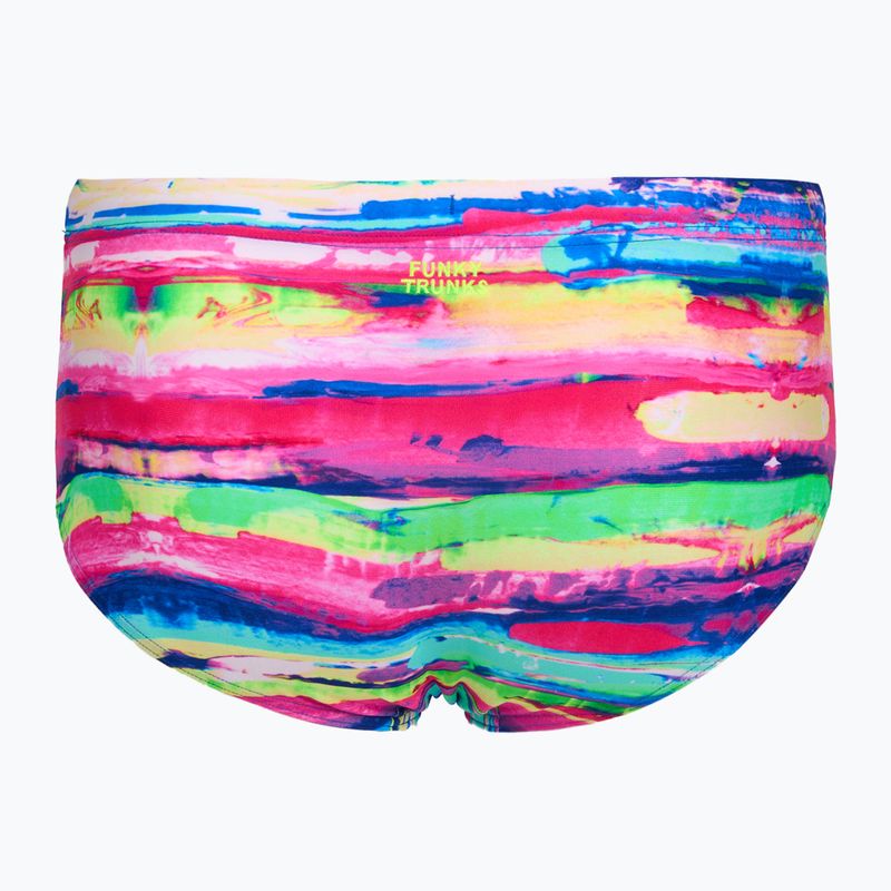 Men's swim boxers Funky Trunks Sidewinder Trunks paint patch 2