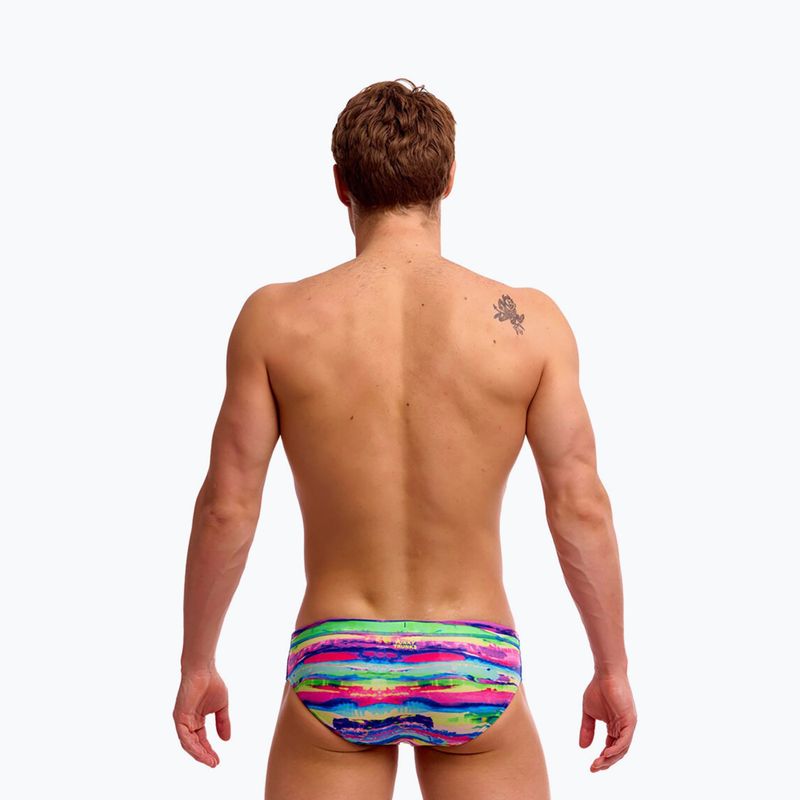 Men's swim briefs Funky Trunks Classic Brief paint patch 2