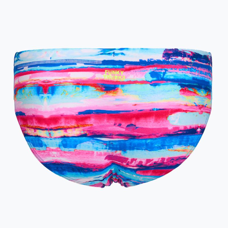 Men's swim briefs Funky Trunks Classic Brief colour cutaway 2