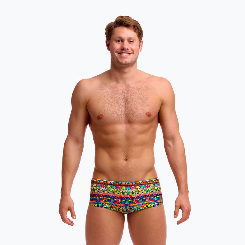 Men's swim trunks Funky Trunks Sidewinder Trunks packed up 2
