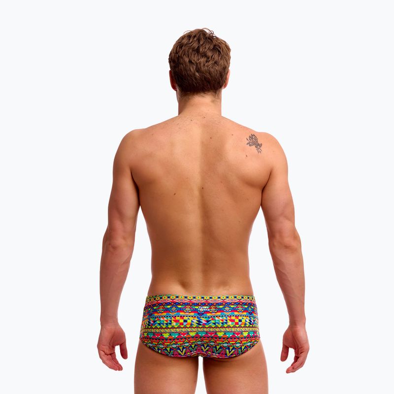 Men's swim trunks Funky Trunks Sidewinder Trunks packed up 4