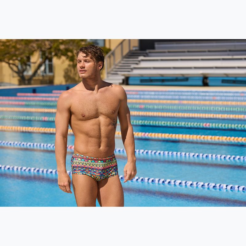 Men's swim trunks Funky Trunks Sidewinder Trunks packed up 5